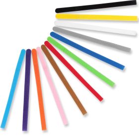 12 Colors Whelping Puppy ID Collars Adjustable Double-Sided Pet ID Bands (Option: large)