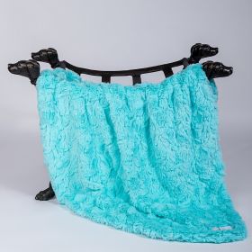 Cuddle Dog Blankets (Color: Aquamarine, size: SM)